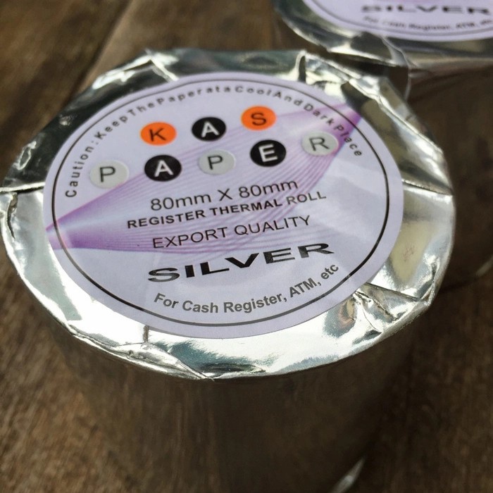 

kertas- (1dus isi 20roll) kertas print kasir thermal 80x80 80 x 80 mm -kertas.
