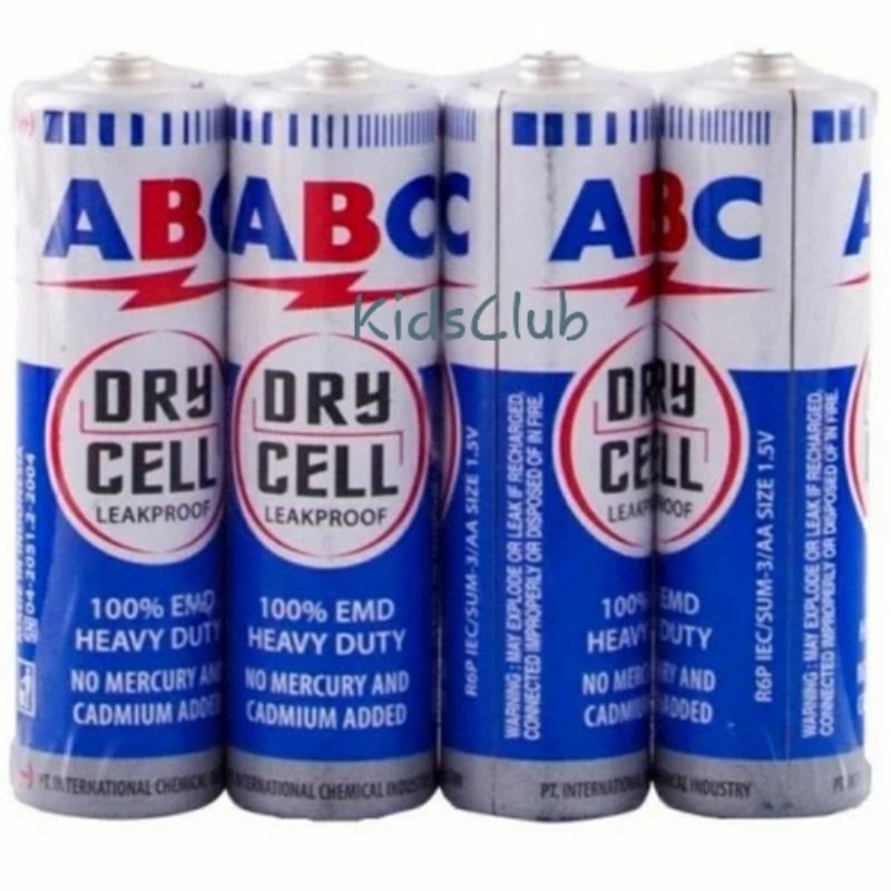 baterai ABC AA.Batere A2. Isi 4 dan 12 pc. Batre original,.