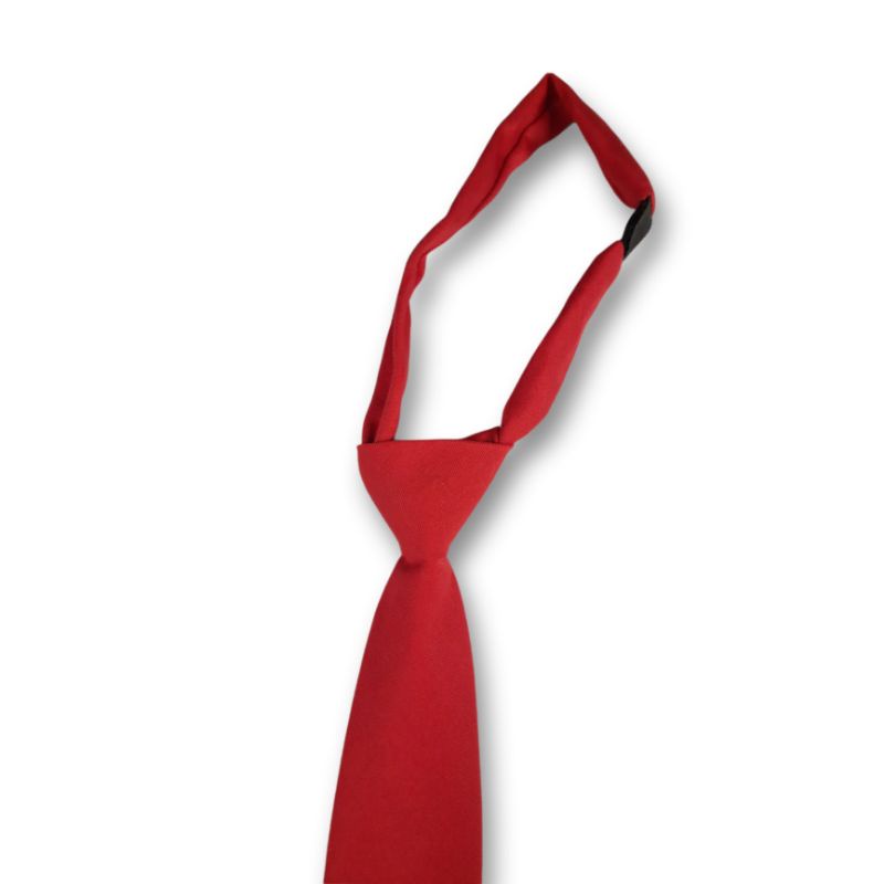 DASI POLOS MERAH MAROON ORANYE ORANGE INSTAN PRAKTIS PEREKAT PRIA DEWASA-MERAH DRILL