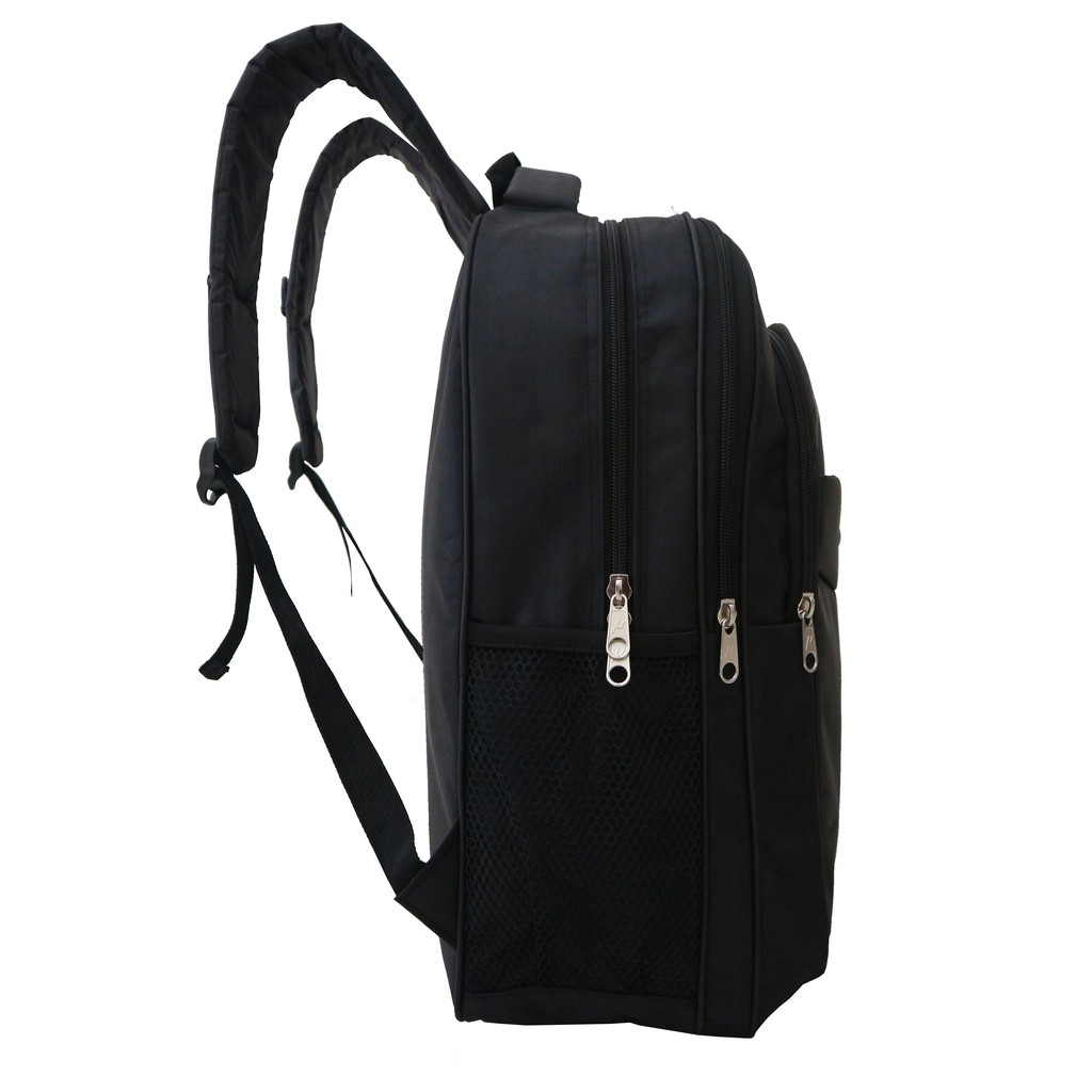 ANEKA - Tas Ransel Pria Fashionable Polo Besar Warna Hitam Bonus RAINCOVER Backpack Cowok Stylish Sekolah Kuliah Kerja Tas Elegant Murah Bahan Tebal Awet Terlaris Kualitas Terbaik