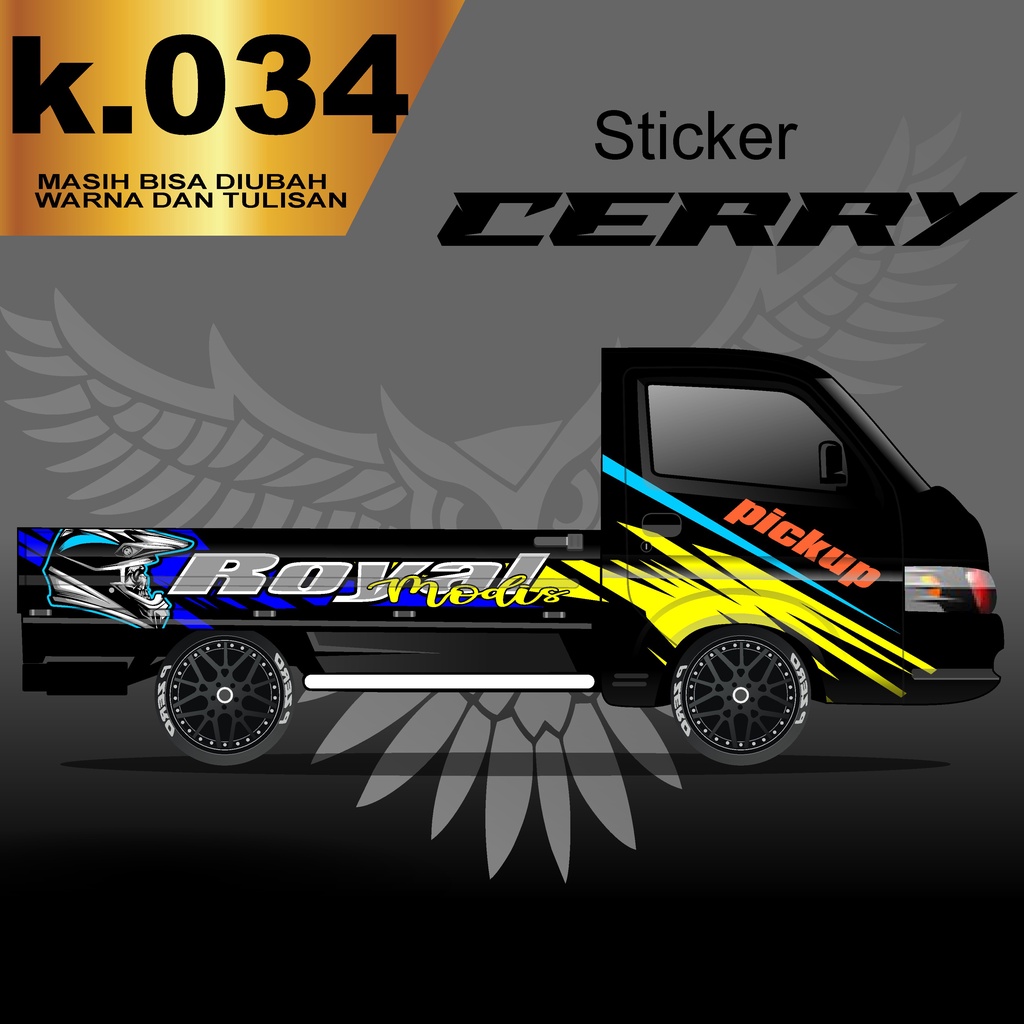 Decal Sticker mobil New Carry Pick Up 2020 Fullbody Stiker Dekal Carry k.034