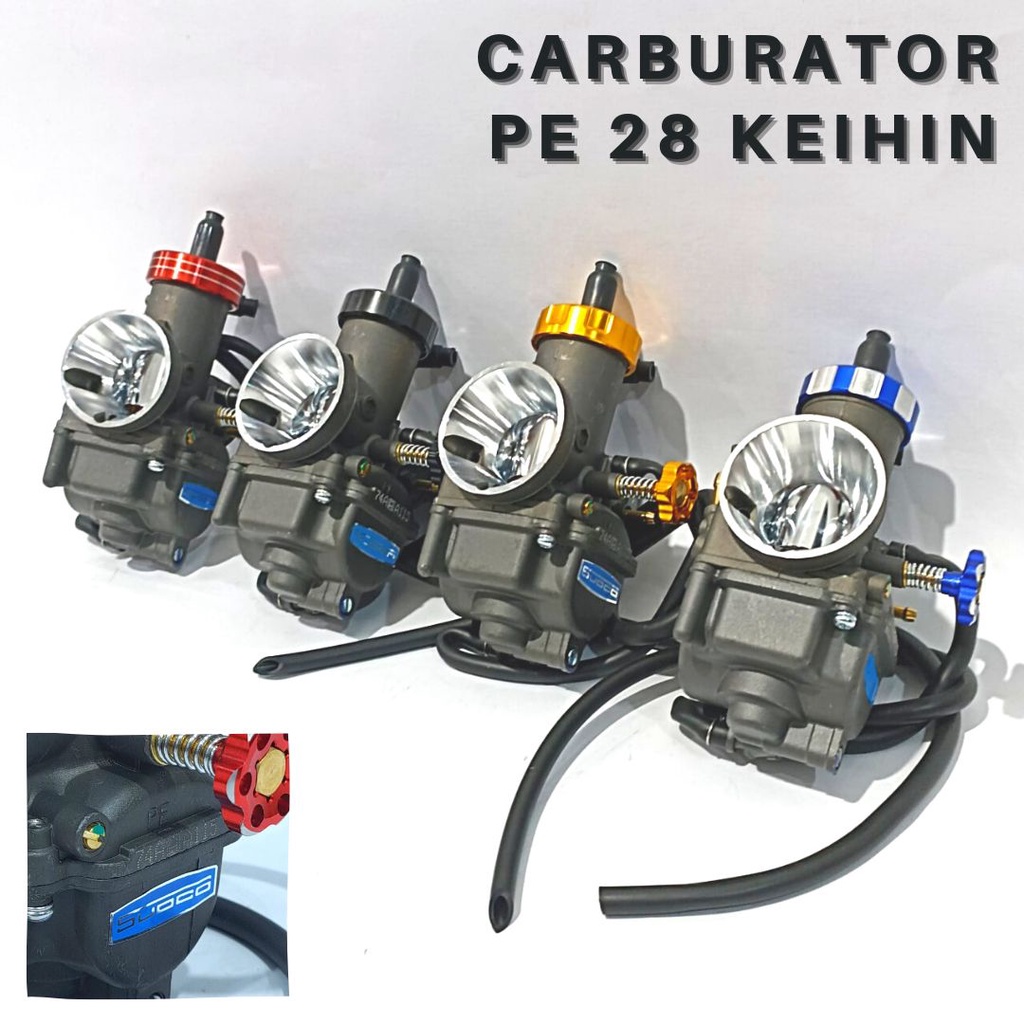 KARBURATOR PE 28 BLACK SERIES KARBU PE28 HITAM SUDCO  CARBURATOR KEIHIN