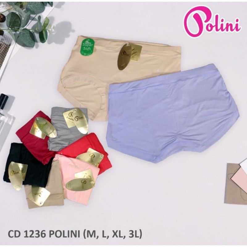 CELANA DALAM CD POLINI 1236  | CD WANITA DEWASA PAKAIAN DALAM PEREMPUAN KATUN SUPER SOFT