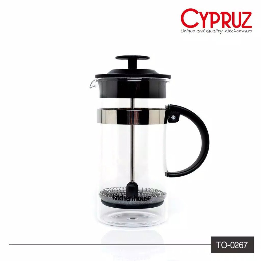 CYPRUZ TO 0267 - Coffee Plunger French Press - Pembuat Kopi 350 ml