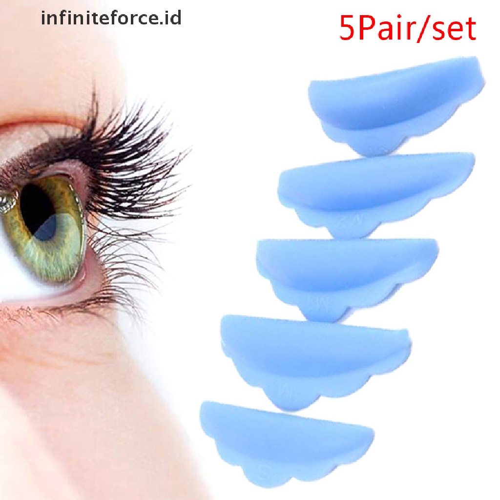 Infiniteforce.id 5 Pasang / set Pad Silikon Untuk Extension Bulu Mata 3d