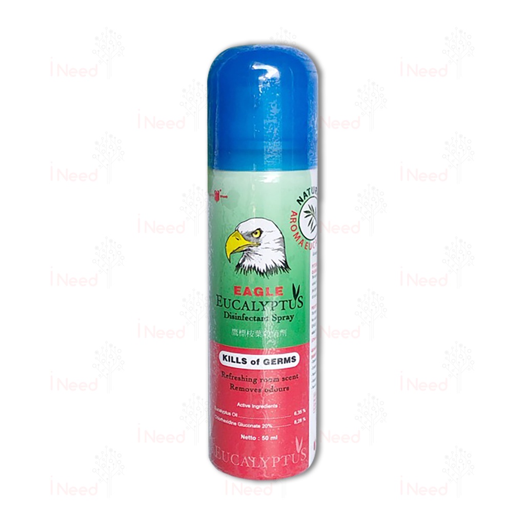 (INEED) 50ml - EAGLE EUCALYPTUS Disinfectant Spray - EAGLE Disinfektan Spray