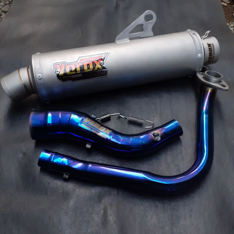 Knalpot Racing VEROX Original VR7LONG SB For Nmax Aerox Pcx Adv Vario Beat Scoopy Vespa Not BEST3 WR