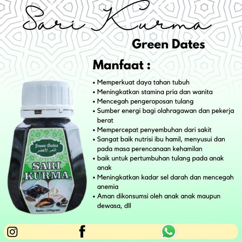 

SARI KURMA OBAT DBD, OBAT DEMAM BERDARAH, OBAT UNTUK MENINGKATKAN KADAR TROMBOSIT, SARI KURMA MENCEGAH ANEMIA