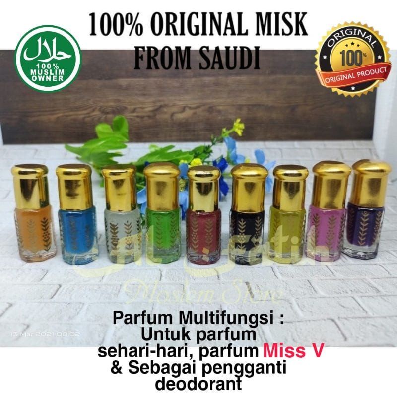 MISK THAHARAH ORIGINAL ASLI KENTAL PARFUM SERBAGUNA
