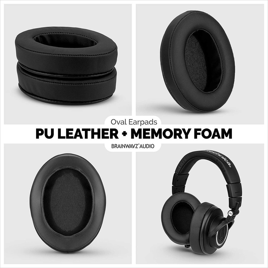 Brainwavz Ear Pads Headphone Earpad Cushion Hybrid Leather Memory Foam