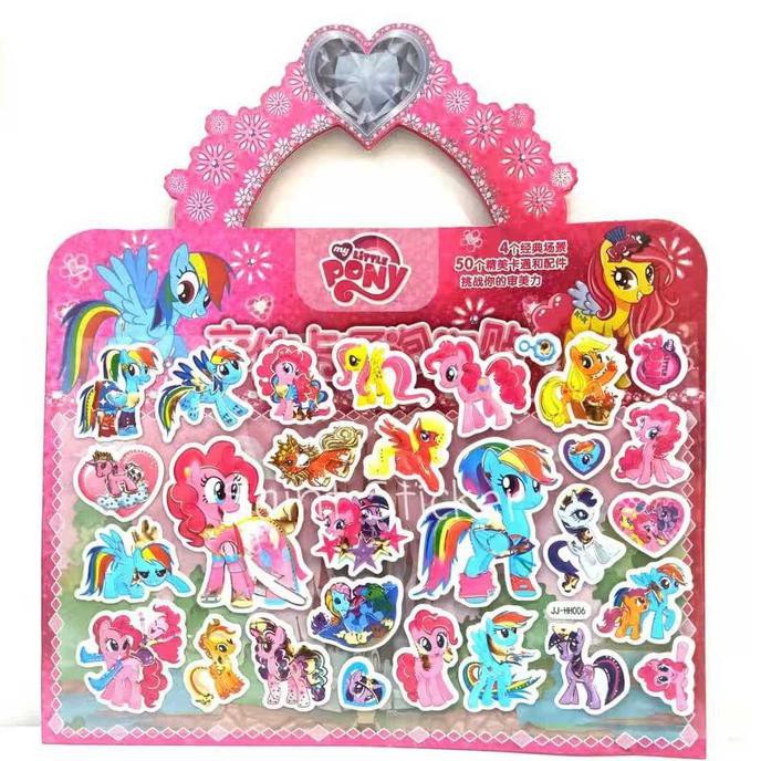 

Produk Unggulan] Buku Stiker Anak Sticker Book Gambar Tempel Karakter Little Pony