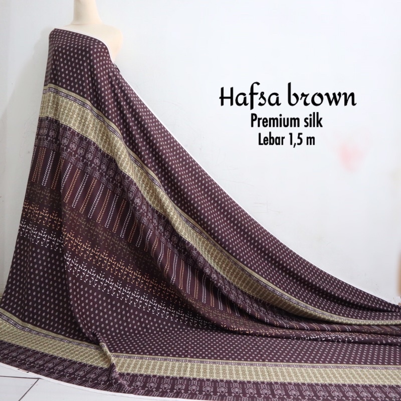 Hafsa series | kain premium silk | referensi tunik heavan light