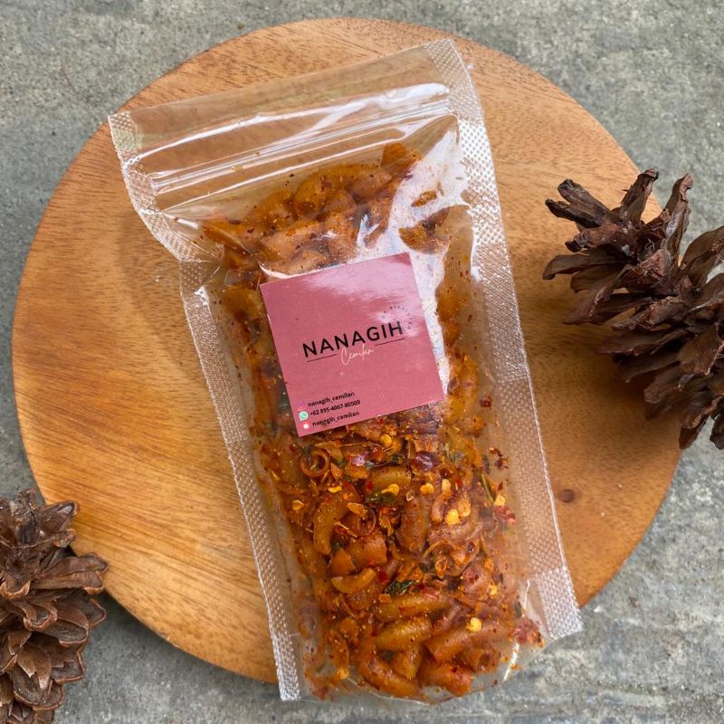 

Makaroni (Pedas Minyak Daun Jeruk, Pedas Manis)