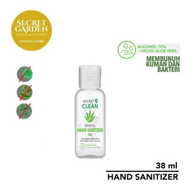 Secret Clean Antiseptic Hand Sanitizer Gel 38ml / 50ml