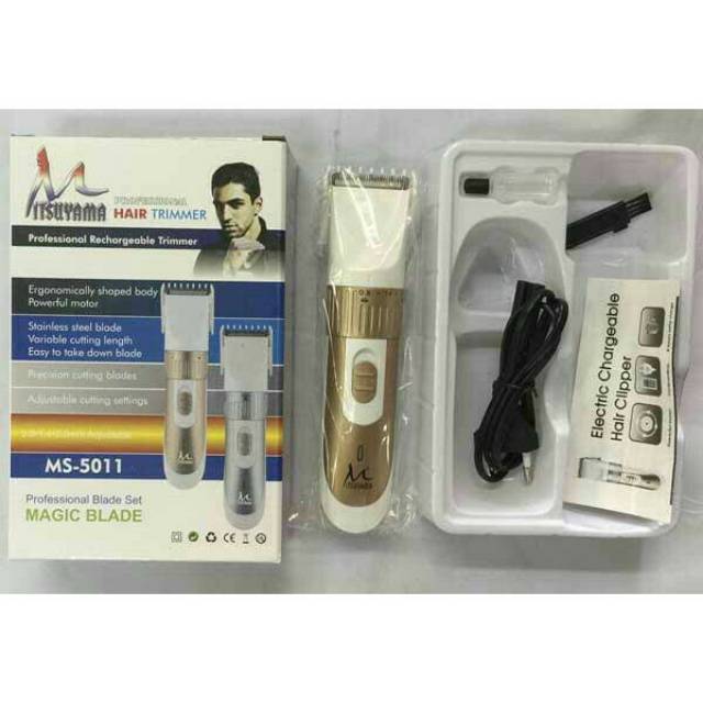 Alat Cukur Rambut &amp; Jenggot MS-5011 Charger MITSUYAMA