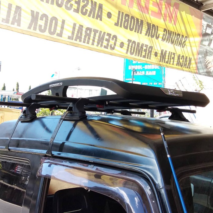 Roof Rack Foxco / Rak Mobil Foxco Universal / Paket Rack + kaki Mobil