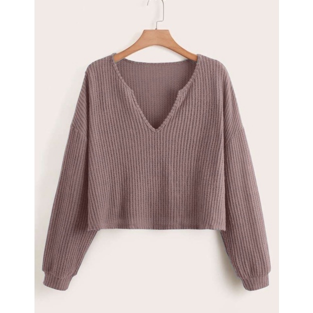 BLOUSR CROP - BLOUSE KOREA - CORDYLINE BLOUSE