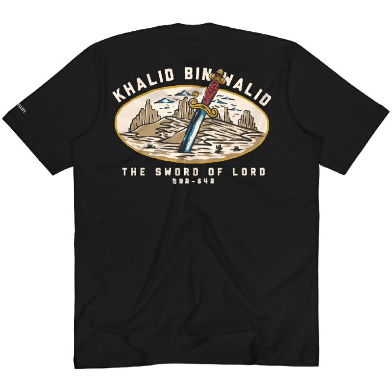 alknown Khalid Bin Walid (Sword) - Tshirt / Kaos Dakwah-0