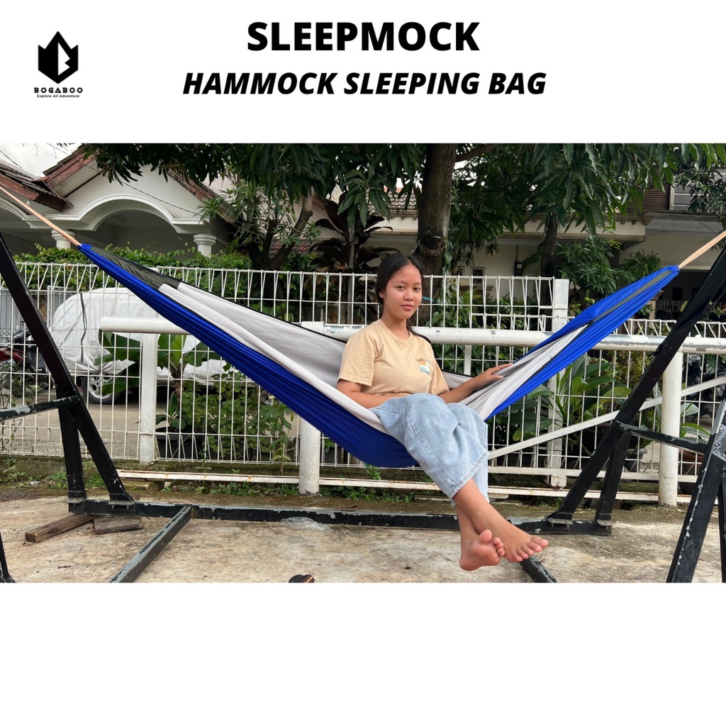 Sleepmock Sleeping Bag Hammock Size 270 x 150 cm - Ayunan Gantung 2 in 1