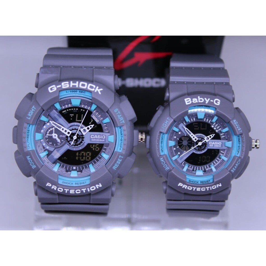 g shock grey blue