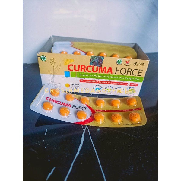 CURCUMA FORTE TABLET TEMULAWAK FORCE - PENAMBAH NAFSU MAKAN