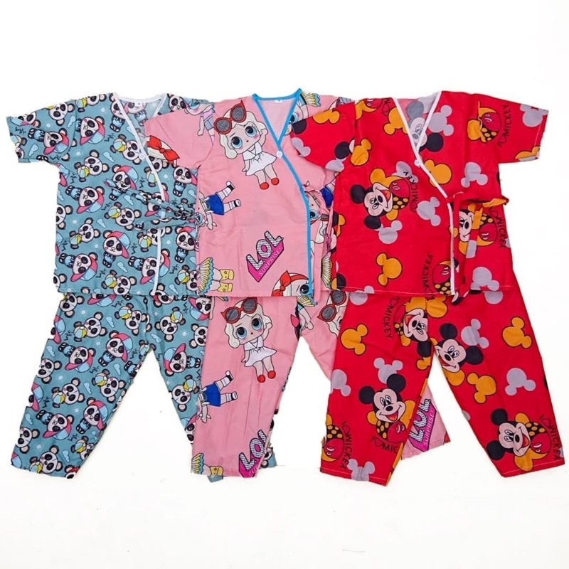 Kimono baju tidur anak pajamas anak murah