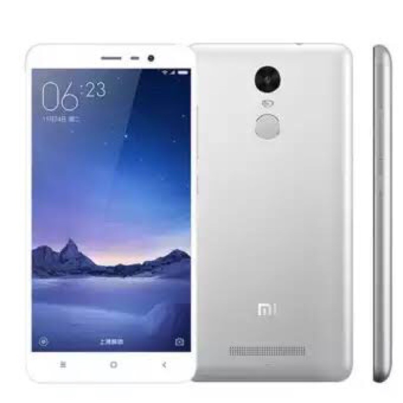 [BARU] Xiaomi Redmi Note 3 Ram 3GB Internal 32GB 4G LTE / HP XIaomi / Handphone Note 3 Mediateak-Silver