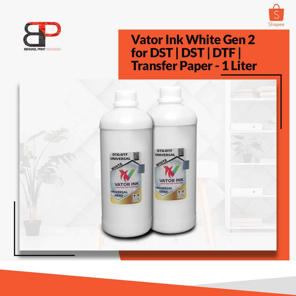 Tinta Vator Universal Gen 2 WHITE for DTG | DST | DTF 1L