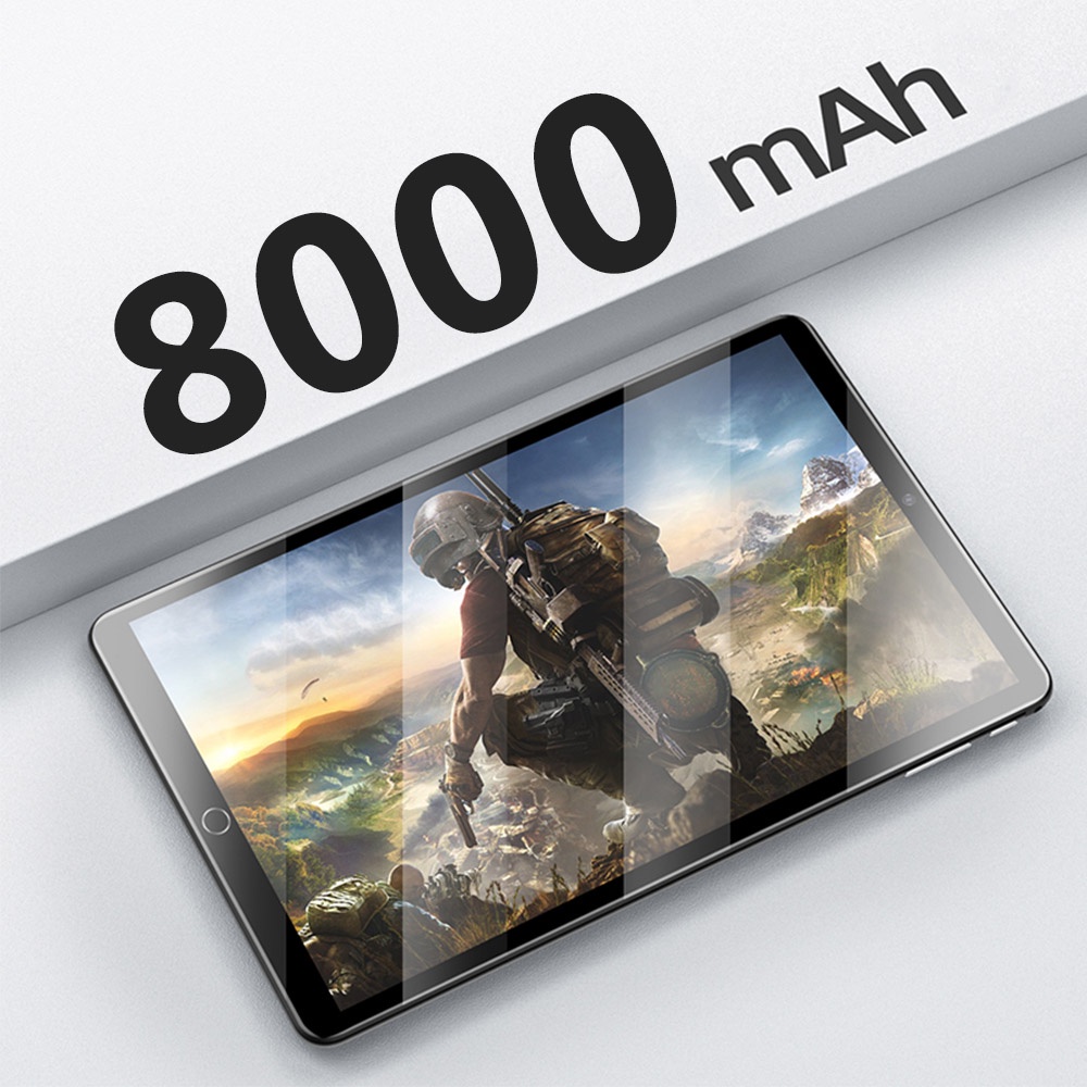 New Tablet PC 8GB + 128GB Tablet PC Android Tablet PC Online Class Tablet PC Support Google/Watch Video/Video Call