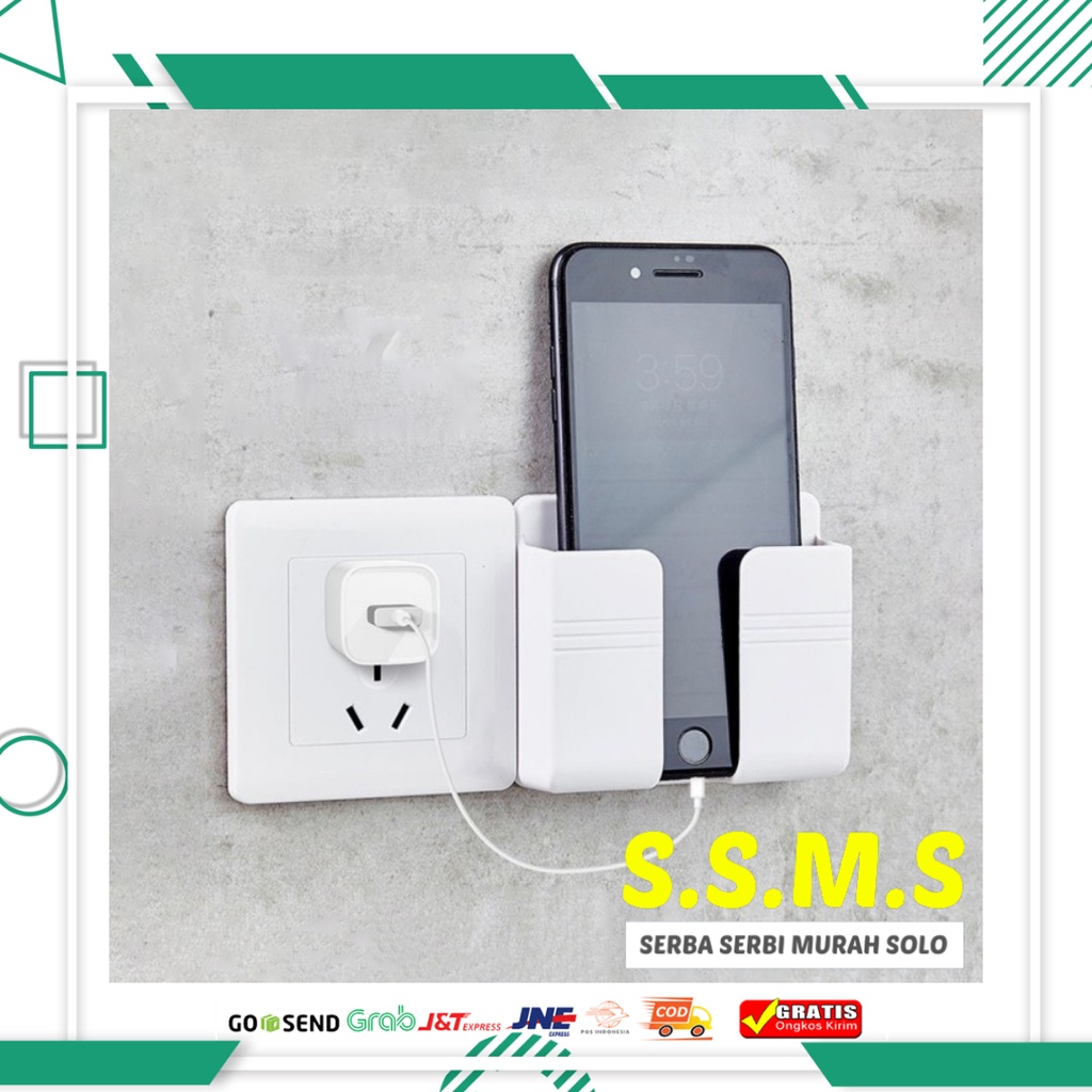 Holder Hp Tempel Dinding - Tempat Hp / Remote di Dinding