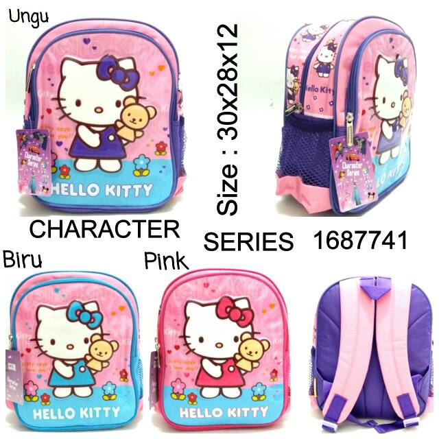 Tas sekolah anak cewek character hello kitty 1687741 terbaru murah