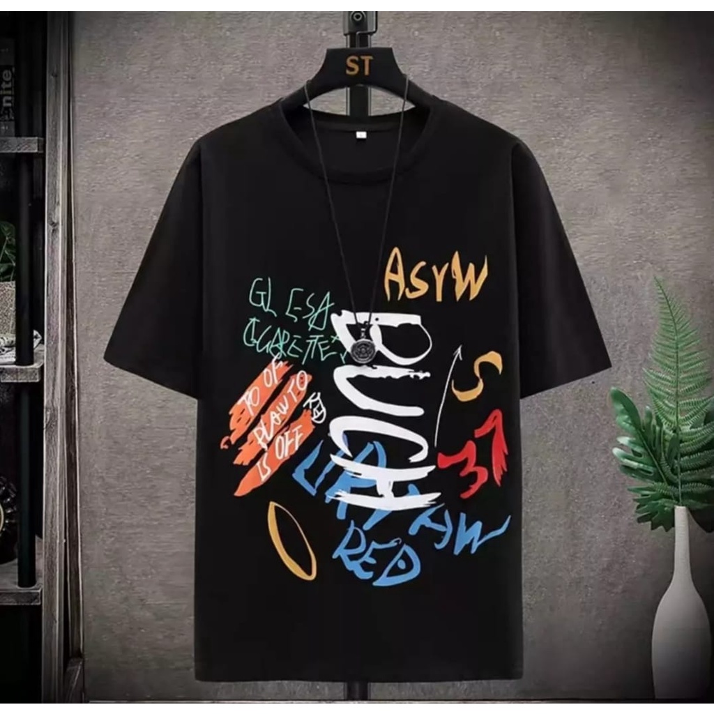 Baju Atasan Fashion Kaos Distro Buch Lengan Pendek Pria