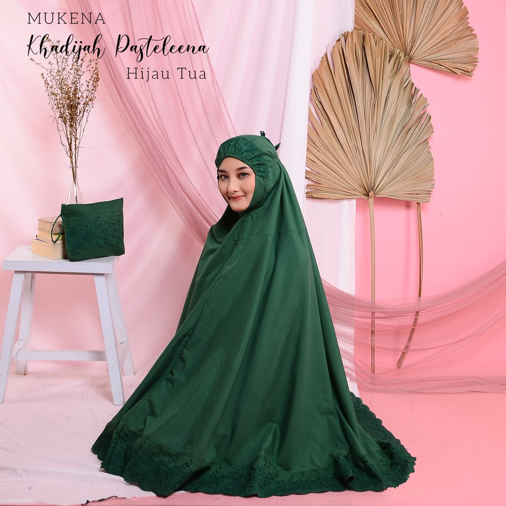 PUSAT MUKENA TASIK - MUKENA DEWASA KATUN KHADIJAH PASTELEENA