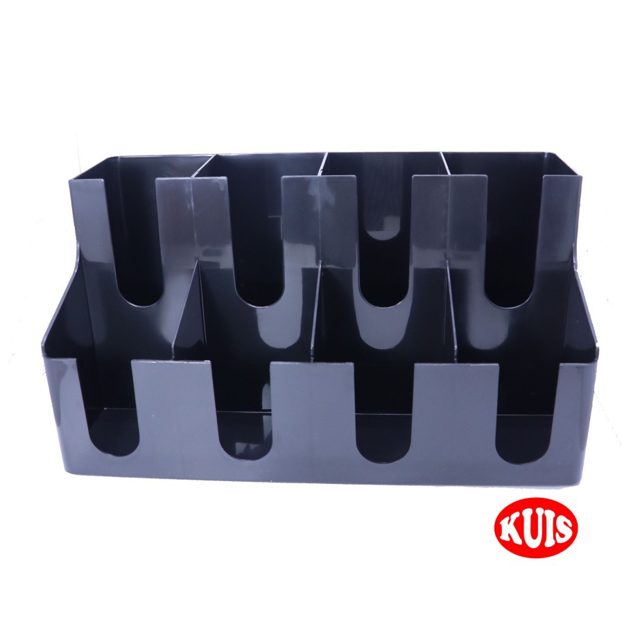 Cup Holder Organizer All Size Double 8 Slot Akrilik / Cup Holder Organizer Serbaguna