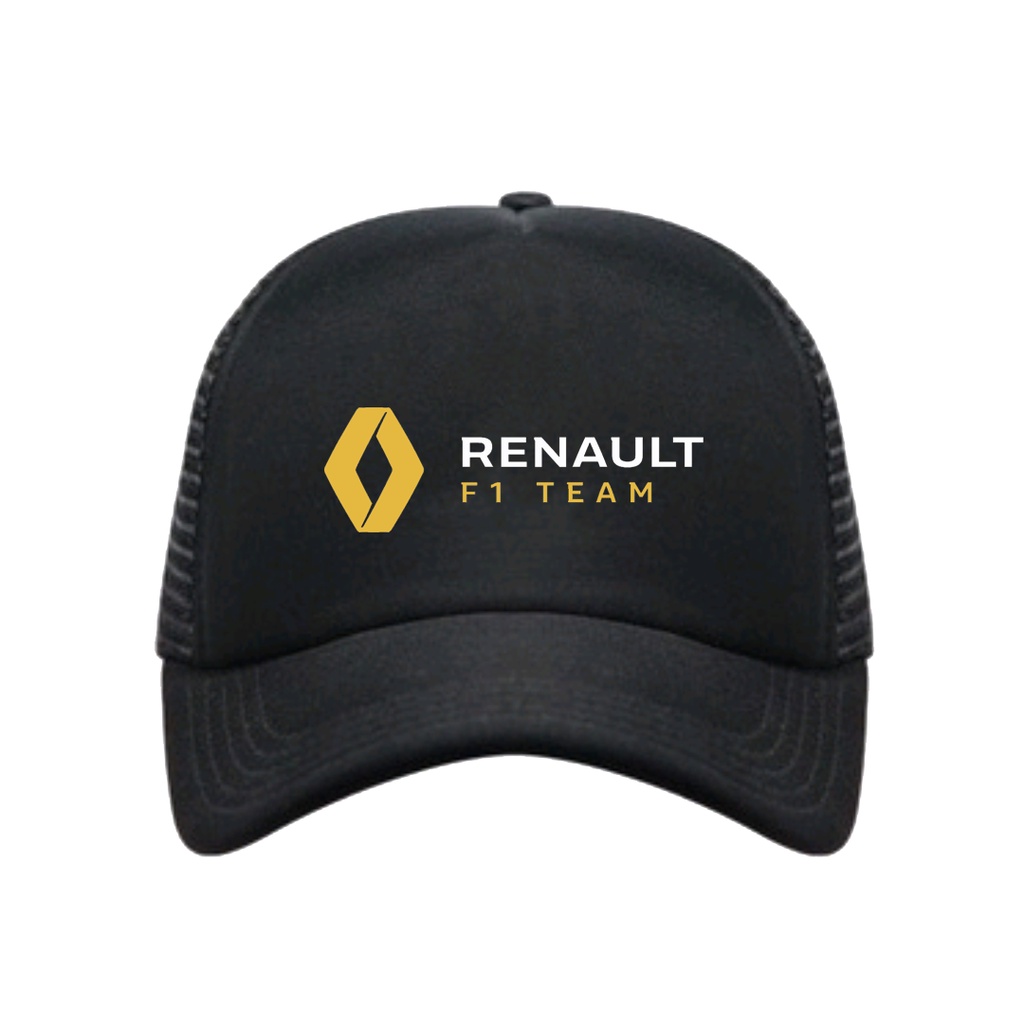 Topi MERCHANDISE F1/Topi RENAULT F1 TEAM/Topi jaring dewasa premium/unisex