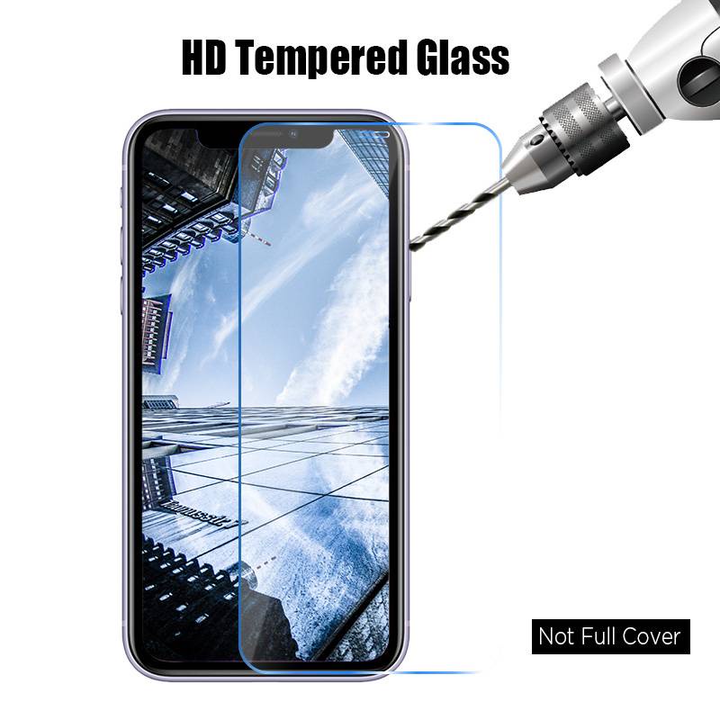 1PCS Full Cover Tempered Glass For IPhone 11 12 Pro Max Mini Screen Protector Glass For iphone 6 6s 7 8 Plus X XS Max XR SE 2020