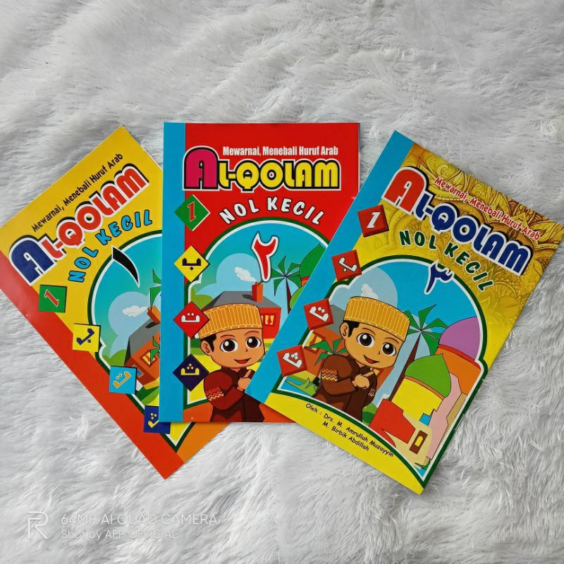 (PROMO) AL QOLAM NOL KECIL BELAJAR MENULIS ARAB MEWARNAI DAN MENEBALI