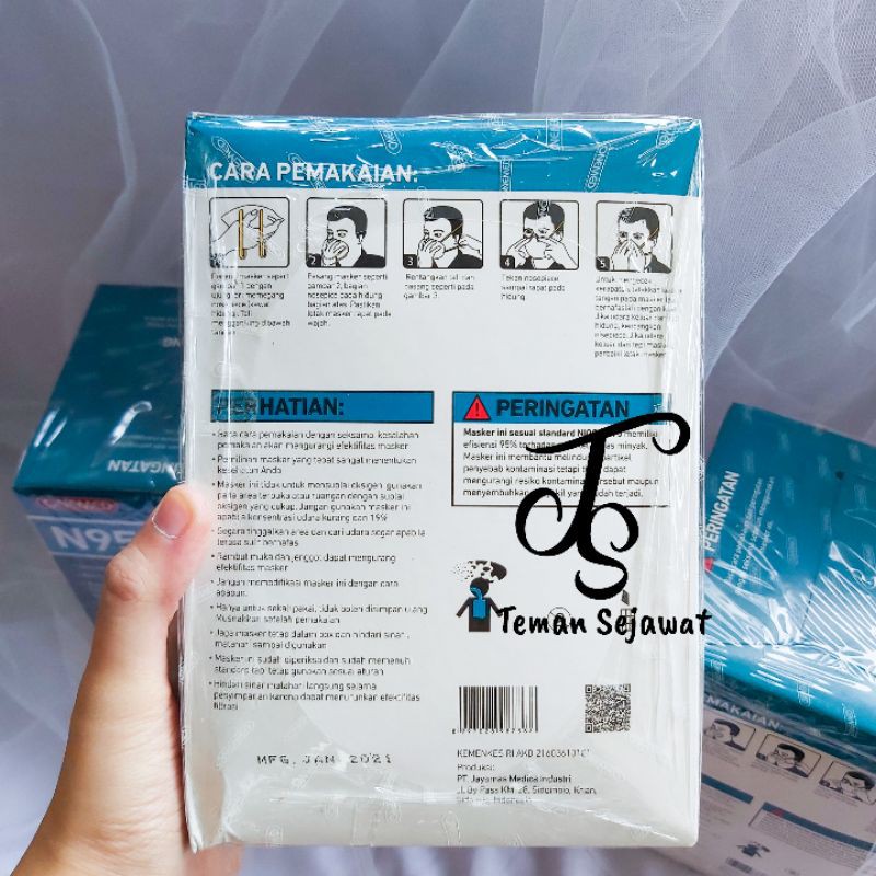 Masker N95 Onemed 1 Box isi 20