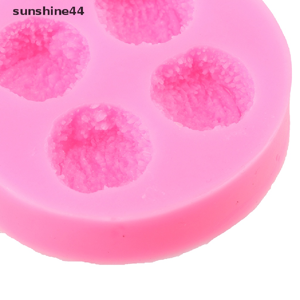 Sunshine Cetakan Es Krim / Lilin / Dessert Mini Diy Bahan Silikon