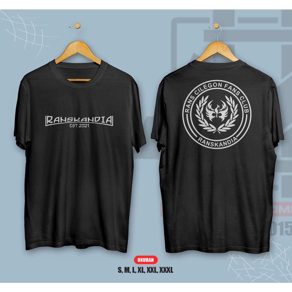 KAOS RANS CILEGON FANS CLUB RANSKANDIA LENGAN PENDEK COTTON COMBED 30S