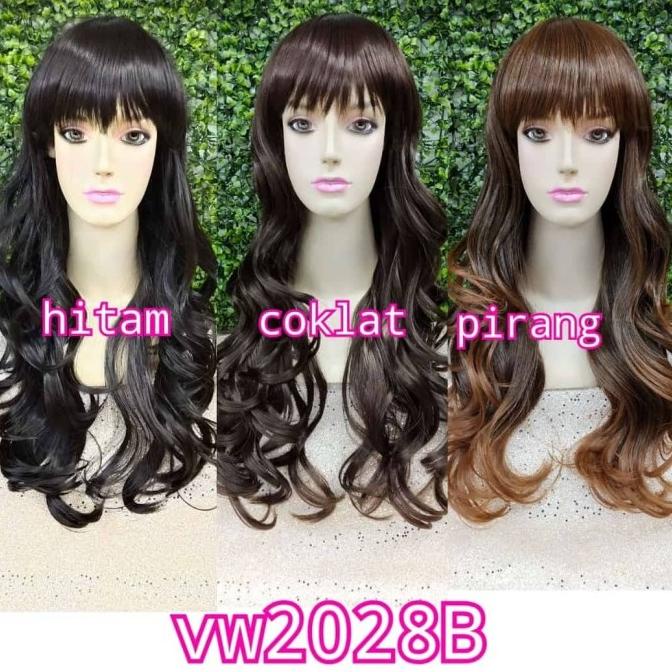 wig rambut palsu keriting