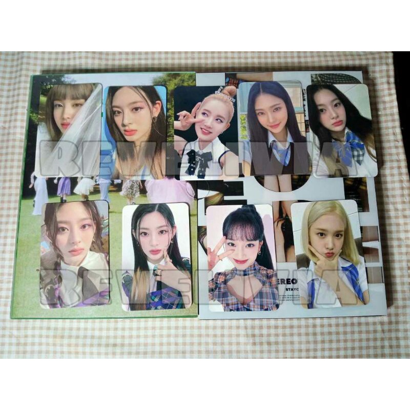 PHOTOCARD STAYC ALBUM STEREOTYPE SEEUN J ISA SUMIN YOON SIEUN