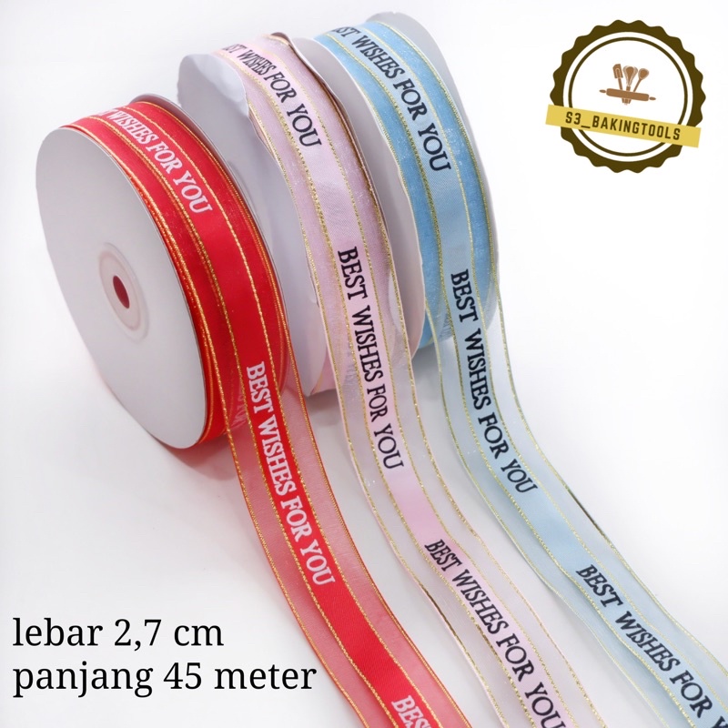 

Pita kain best wishes for you 45 meter