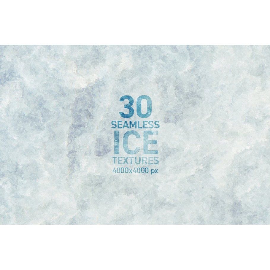 30 Seamless Ice Textures - JPEG Ultra HD