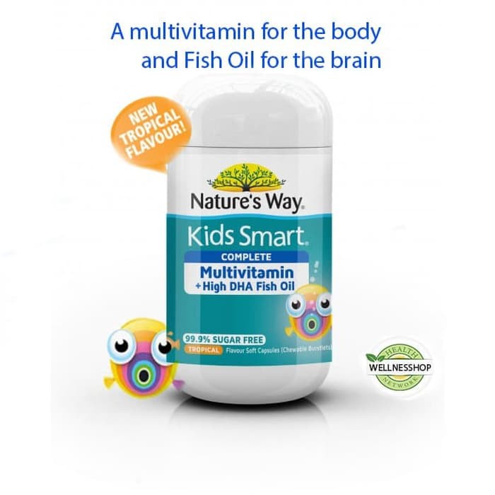 PC166 Nature s Way Kids Smart Complete Multivitamin 50 Chewable Capsules