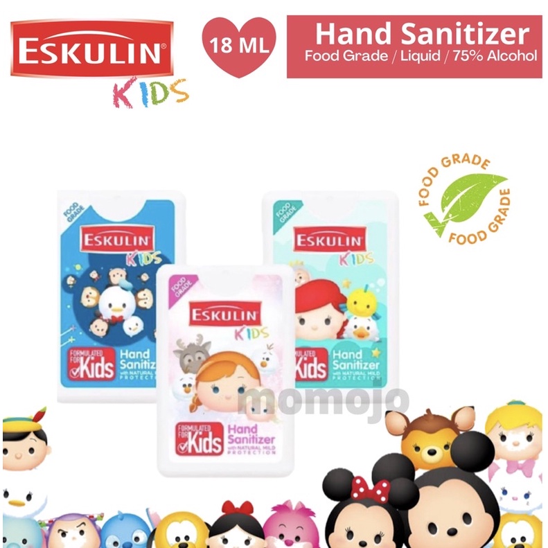 ESKULIN KIDS FOOD GRADE HAND SANITIZER TSUM TSUM 18ML