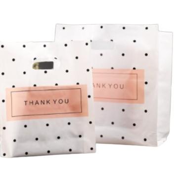 

PAPER BAG THANK YOU TOTOL ISI 10 PC Plastik Kantong Model Jinjing