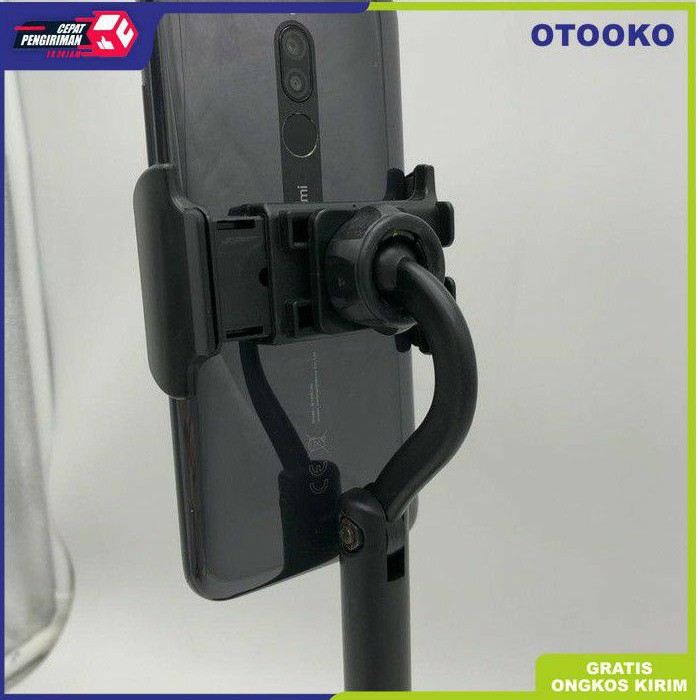 adjustable Monopod Ponsel Stand Desktop Phone Smartphone Holder 360