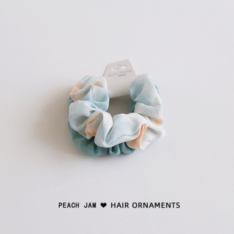 Ikat Rambut Simple / Paket Scrunchy Korea / Korean Scrunchies Set / Cepol Hijab-Mint set