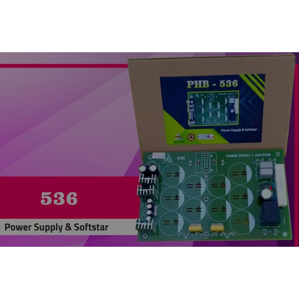 PCB PSU 10 ELCO + SOFTSTART (PCB Only)